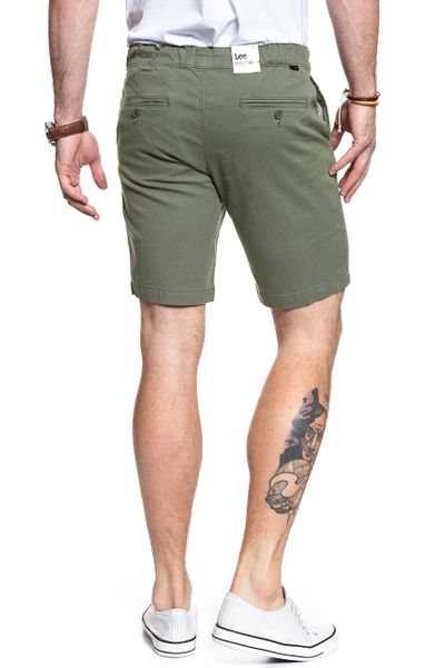 SPODENKI LEE DRAWSTRING SHORT LICHEN GREEN L73ULB82 W30 zdjęcie 2