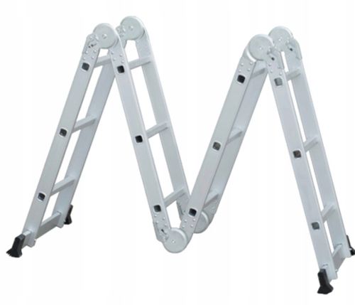 DRABINA ALUMINIOWA PRZEGUBOWA 5W1 4X3 3,5M PODEST na Arena.pl