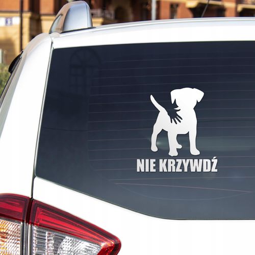Naklejka NIE KRZYWDŹ 10 cm na Arena.pl