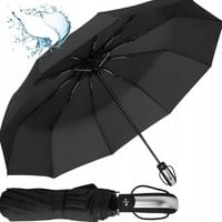 PORZĄDNY PARASOL PARASOLKA AUTOMAT SKŁADANY AUTOMATYCZNIE + POKROWIEC