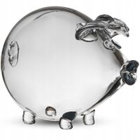 SKARBONKA NAJWIĘKSZA SZKLANA ŚWINKA RĘCZNIE ROBIONA PREZENT FOR KIDS MEGA