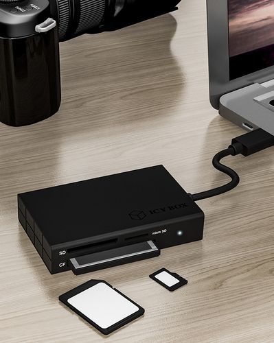 Czytnik USB ICY BOX Czytnik USB 3.0 Type-C CF SD microSD na Arena.pl