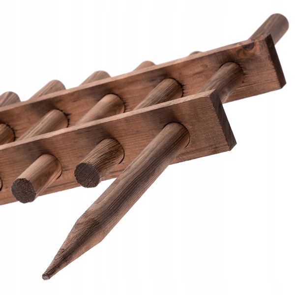 KADAX Płotek Ogrodowy Drewniany Palisada 85cm zdjęcie 9