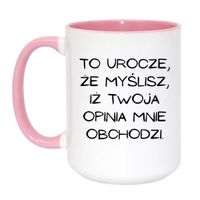 Duży Biało-Różowy 450 ml
