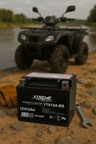 AKUMULATOR MOTOCYKLOWY XTREME 12V 12Ah (WYMIAR 14Ah) BEZOBSŁUGOWY SKUTER na Arena.pl