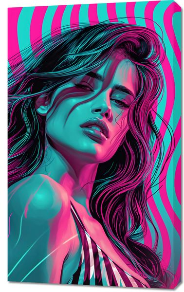Obraz 60x100cm Neonowy Wzrok zdjęcie 1