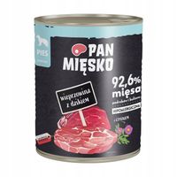 Pan Mięsko karma mokra PIES Wieprzowina z dzikiem 6x800g