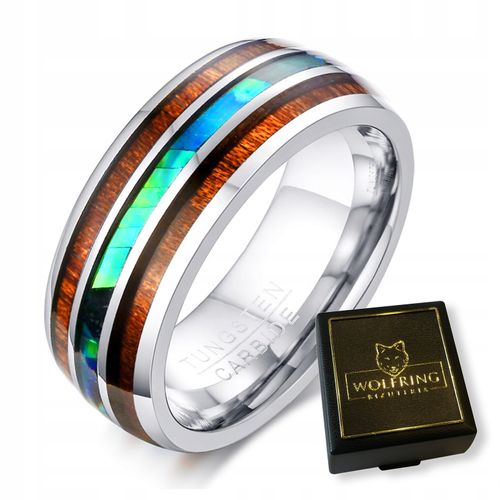 OBRĄCZKA PIERŚCIEŃ z Wolframu WOLFRING EU22 US10 na Arena.pl