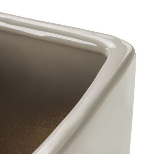 Wazon Ceramiczny Trapez  Szary flakon na Arena.pl