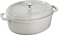 Staub La Cocotte Garnek żeliwny owalny 4.2 ltr, truflowy