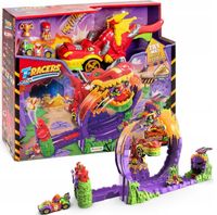 T-RACERS SMOCZA PĘTLA ZESTAW Z WYRZUTNIĄ DRAGON LOOP + POJAZD I KIEROWCA
