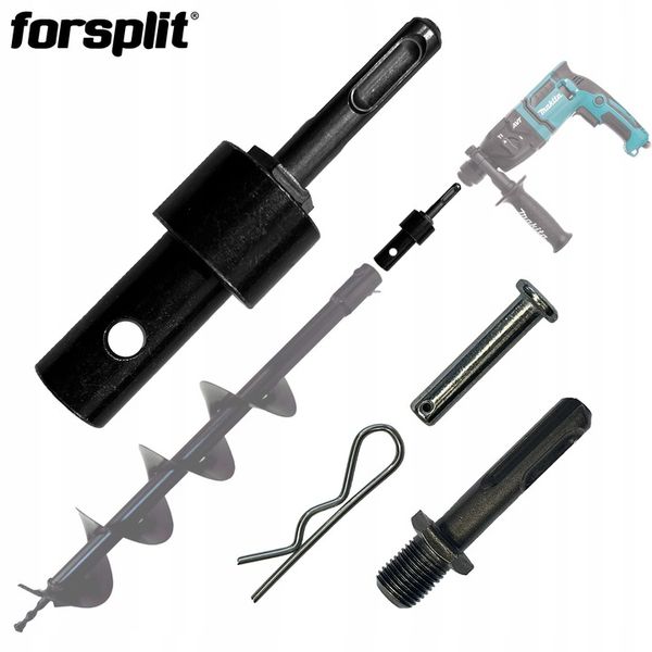 Adapter do wiertarki - Wiertarka SDS > Wiertło do gleby 20 mm / świder zdjęcie 2