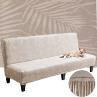 POKROWIEC NA WERSALKĘ SOFĘ WELUR 190-210 CM BEŻOWY