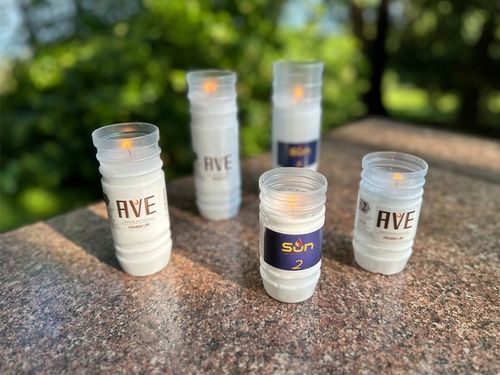 ZESTAW WKŁADÓW WKŁADY DO ZNICZY PARAFINOWE PREMIUM AVE 5 ZGRZEWKA 28 SZT na Arena.pl