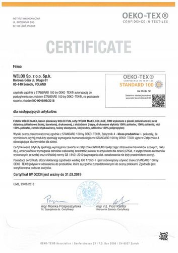 Suchy Basen z piłeczkami 90x40 piłkami 200 wzory dla dzieci kojec z kulkami na Arena.pl