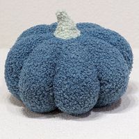 Poduszka pluszowa dynia żółta 10 cm 20 cm pillow niebieska