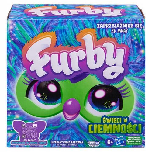 Hasbro FURBY Galaxy Interaktywna Maskotka Zorza świeci w ciemności PL F8901 na Arena.pl