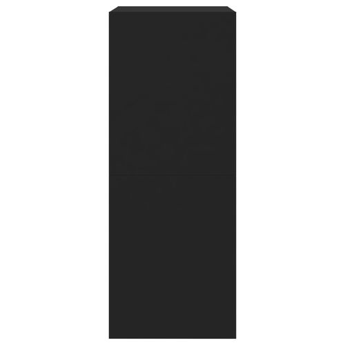 Szafka na buty z 2 uchylanymi szufladami, czarna, 80x42x108 cm na Arena.pl