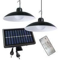 Zewnętrzny zwis z pilotem Saturn EKO9151 Ekolight LED 12W 4000K solar IP45 czarny