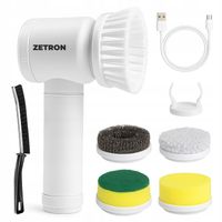 Elektryczna SZCZOTKA do CZYSZCZENIA OBROTOWA 5w1 SPRZĄTANIA MYCIA ZESTAW