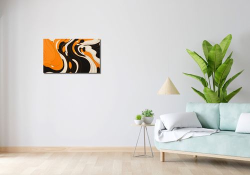 Obraz 70x40cm Tańczący Atrament na Arena.pl