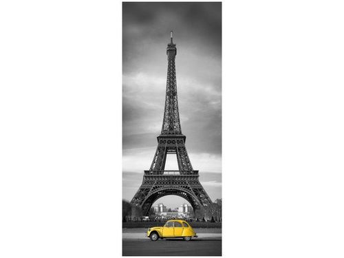 40X100CM ŻÓŁTE AUTKO OBRAZ PION na Arena.pl