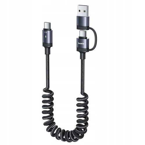 BOSTE SZYBKI KABEL PRZEWÓD USB-C / USB-A DO USB-C 2W1 60W PD QC MOCNY 1.5M na Arena.pl
