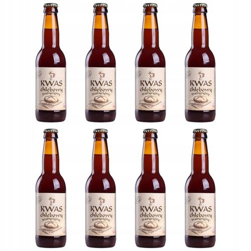 Zestaw 8 x NATURALNY kwas chlebowy tradycyjny 330ml Eko Natura na Arena.pl