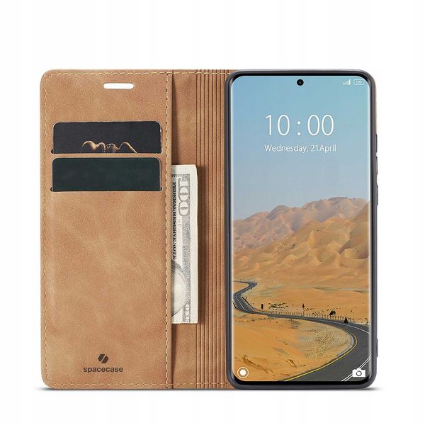 Spacecase Wallet Poco X7/Rm Note 14 Pro/Pro+ 5G Brown zdjęcie 9
