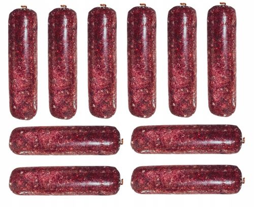 MIĘSO MROŻONE DLA PSA WOŁOWE BEZ KOŚCI BATON WOŁOWY 100% BARF 10KG KARMA na Arena.pl