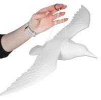 KRUK DUŻY NA BALKON ODSTRASZACZ PTAKÓW W LOCIE PREMIUM BIAŁY