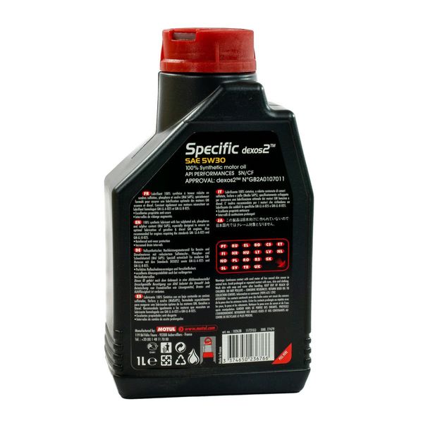 Olej silnikowy Motul Specific Dexos2 5W/30 1L zdjęcie 2