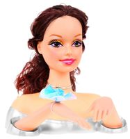 Lalka Brunetka Do Stylizacji Włosów Dla Dzieci 3+ Zestaw Do Czesania