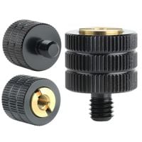 Adapter tuleja redukcja M5 na M6 statywowa aluminium czarna lampy 21 mm