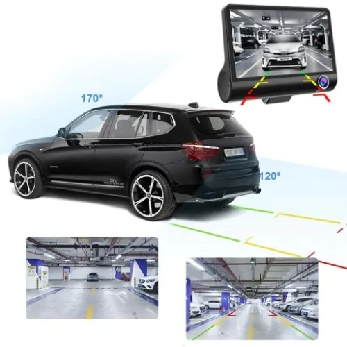 REJESTRATOR JAZDY 3 KAMERY+KAMERA TYŁ FULLHD +64GB na Arena.pl