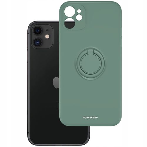 ETUI MATOWE DO IPHONE 11 SPACECASE SILICONE RING SILIKONOWE + SZKŁO na Arena.pl
