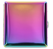 Tęczowa Metalowa Papierośnica Klasyczna Z Blaszkami Na Papierosy Gentelo