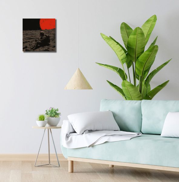 Obraz 30x30cm Samotność w Kosmosie zdjęcie 2