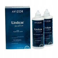 Płyn do soczewek Avizor Unica Sensitive 2x350ml - DWUPAK