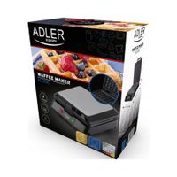 Gofrownica Adler WaffleJoy 3036 1500 W srebrny/szary