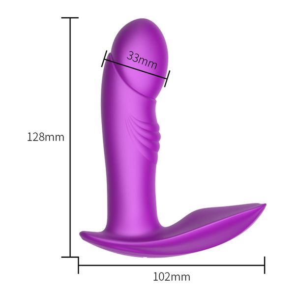 Stymulator - B - Series - Silicone Panty Vibrator Usb 7 Function / Heating zdjęcie 7