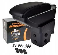 PODŁOKIETNIK SAMOCHODOWY FORD FOCUS MK2 2004-2011 NIEINWAZYJNY CZARNY