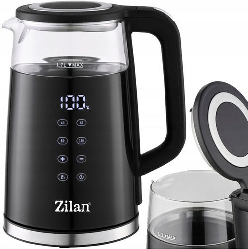 CZAJNIK ELEKTRYCZNY REGULACJA TEMPERATURY DIGITAL 40°C - 100°C 1,7L 2200W na Arena.pl