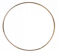 ZŁOTA metalowa obręcz kółko do łapacza snów 40 cm