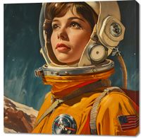 Obraz 100x100cm Pionierka Kosmosu