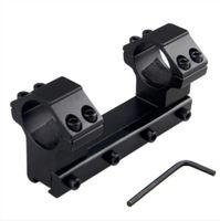 Montaż do lunety jednoczęściowy wysoki 1″ Genetic szyna 11mm kołek stopując