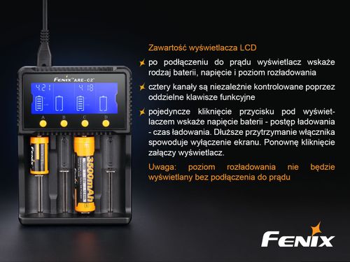 Ładowarka sieciowa Fenix ARE-C2 Plus na Arena.pl