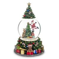 Świąteczna Pozytywka Choinka Szklana Kula Święta Boże Narodzenie