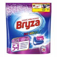 kapsułki do prania bryza active force 5w1 do koloru 28 szt