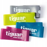 MIni Bands Tiguar Zestaw Gum 4 Poziomy Ćwiczenia